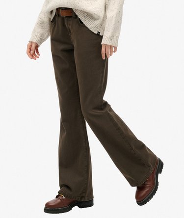 Mid Rise Flare Jeans Image 2