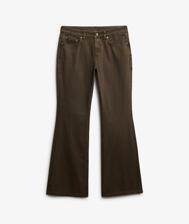 Mid Rise Flare Jeans Image 7