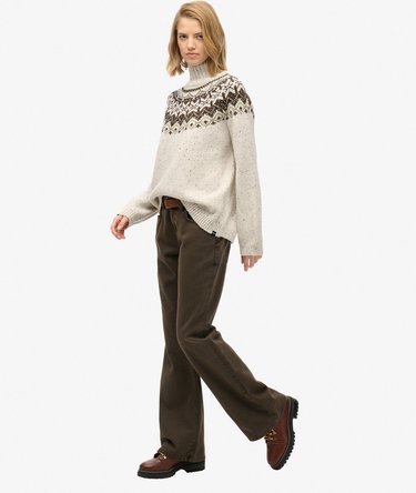 Mid Rise Flare Jeans Image 3