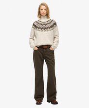 Mid Rise Flare Jeans