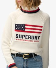 Americana Roll Neck Knit Jumper