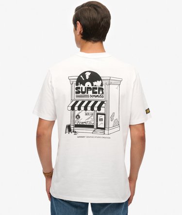 Record Label T-Shirt in Oversize-Passform Image 5