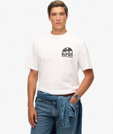 Record Label T-Shirt in Oversize-Passform Image 1