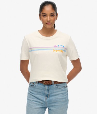 Rainbow Stripe T-Shirt Image 1