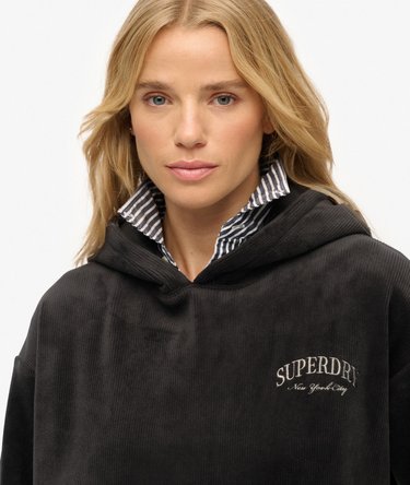 Hoodie Country Club Velour Coupe Décontractée Image 4