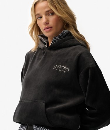 Hoodie Country Club Velour Coupe Décontractée Image 2