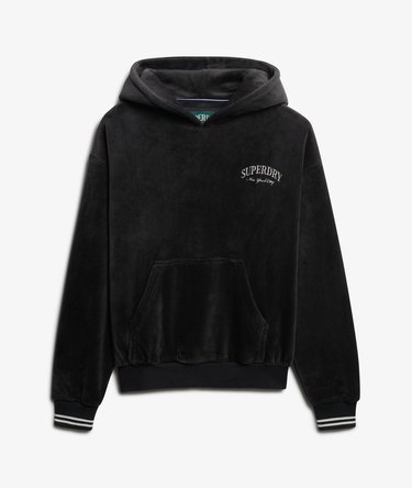 Hoodie Country Club Velour Coupe Décontractée Image 7