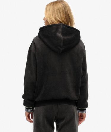 Hoodie Country Club Velour Coupe Décontractée Image 5