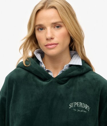 Country Club Velour Relaxed Hoodie Image 4