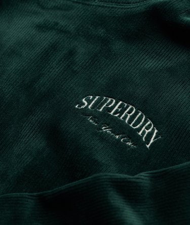 Country Club Velour Relaxed Hoodie Image 6