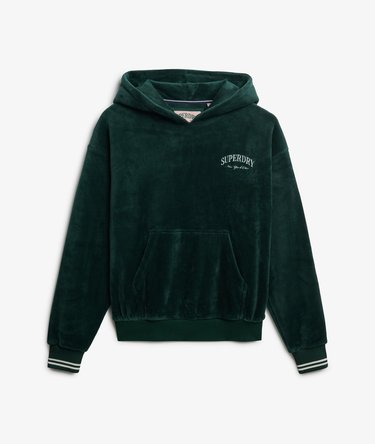 Country Club Velour Relaxed Hoodie Image 7
