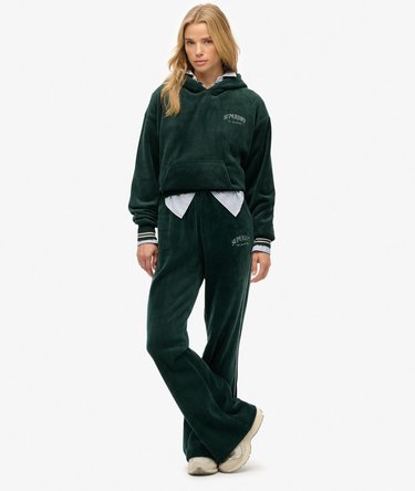 Country Club Velour Relaxed Hoodie Image 3