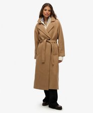 Relaxed Long Wool Coat