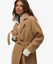 Relaxed Long Wool Coat