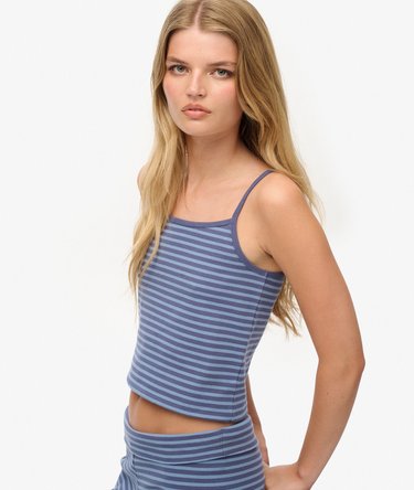 Athletic Essentials Jersey Stripe Tank Top Image 2