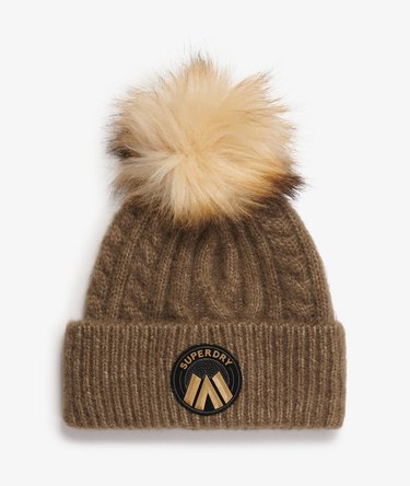 Cable Luxe Knit Beanie Hat Image 1