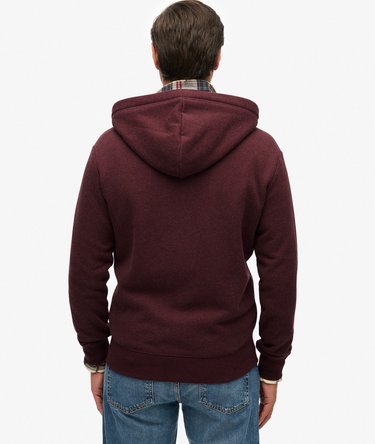 Essential Logo Half Brushed Zip Hoodie Image 5