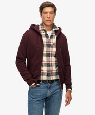 Essential Logo Half Brushed Zip Hoodie