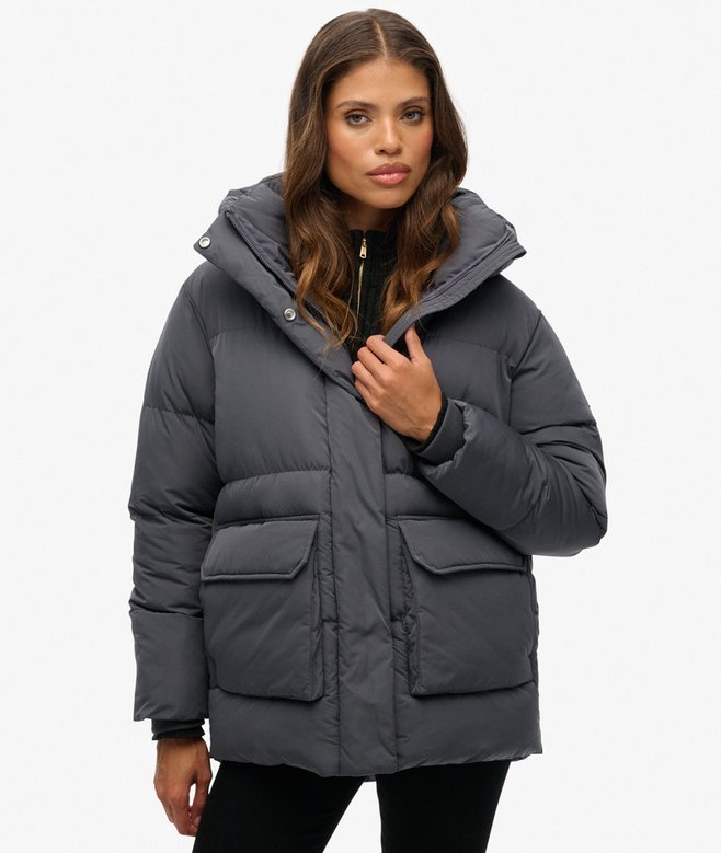 Short Duvet Puffer Jacket