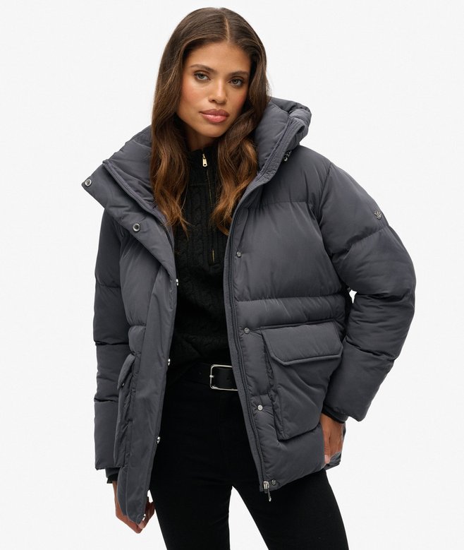 Short Duvet Puffer Jacket