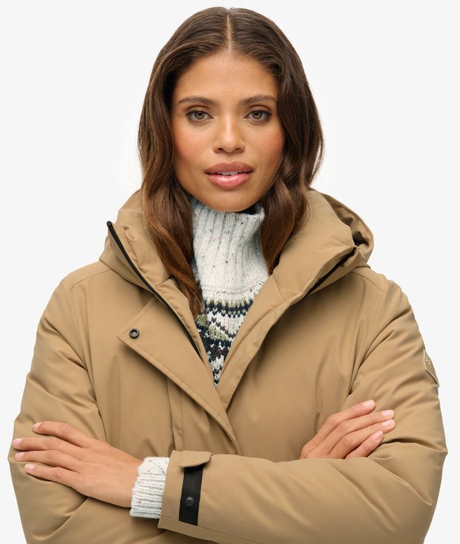 City Fishtail Padded Parka