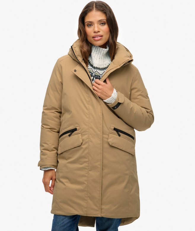 City Fishtail Padded Parka