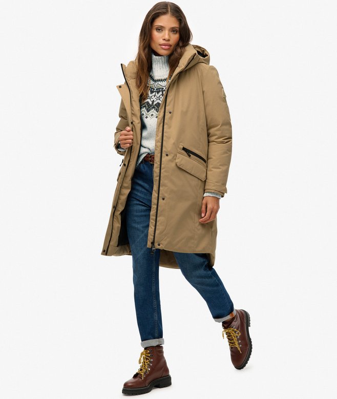 City Fishtail Padded Parka