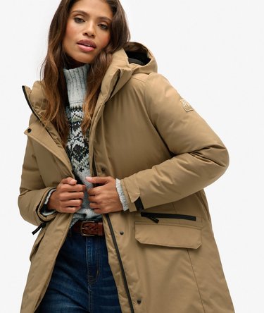 City Fishtail Padded Parka Image 2