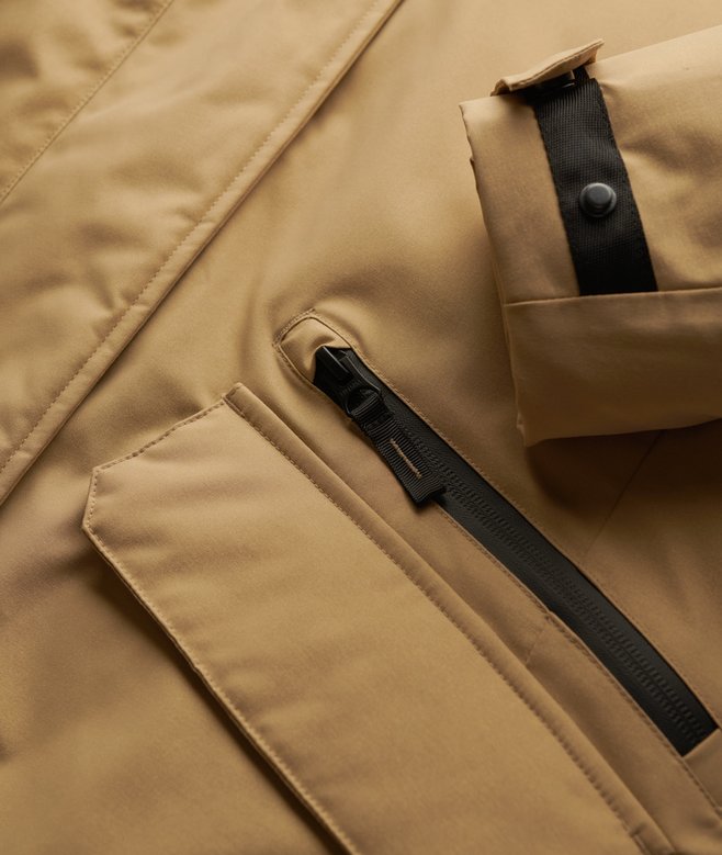 City Fishtail Padded Parka