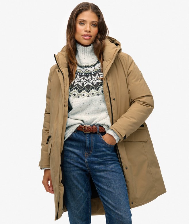City Fishtail Padded Parka