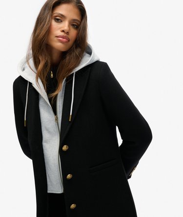 2 In 1 Wool Coat Image 2