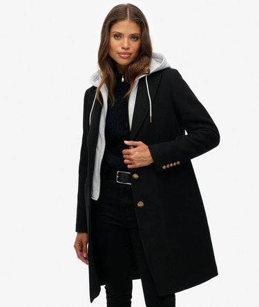 2 In 1 Wool Coat Image 1