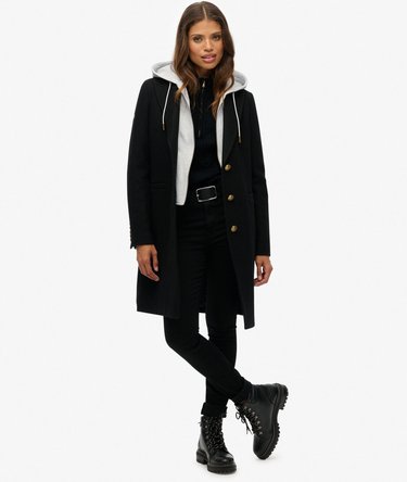 2 In 1 Wool Coat Image 3