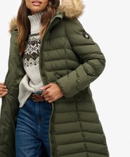 Fuji Faux Fur Hooded Longline