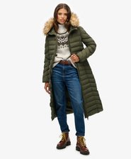 Fuji Faux Fur Hooded Longline