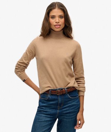 Classic Turtle Neck Jumper Image 1