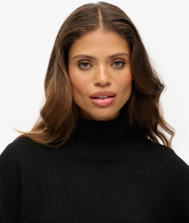 Slouchy Mock Neck Jumper Image 4