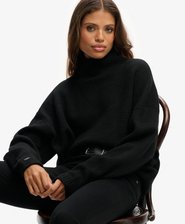 Slouchy Mock Neck Jumper
