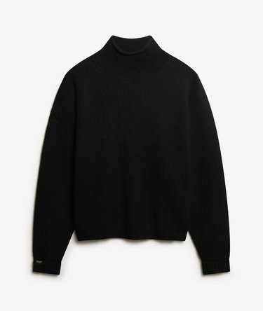 Slouchy Mock Neck Jumper Image 6