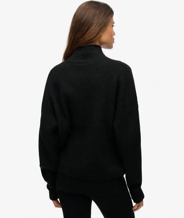 Slouchy Mock Neck Jumper Image 5