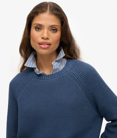 Relaxed Ribbed Knitted Jumper Image 4