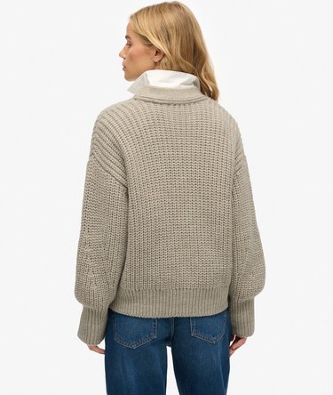 Chunky V-Neckline Cardigan Image 5