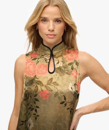 Jacquard A-Line Mini Dress Image 4