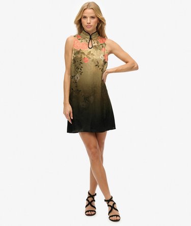 Jacquard A-Line Mini Dress Image 3