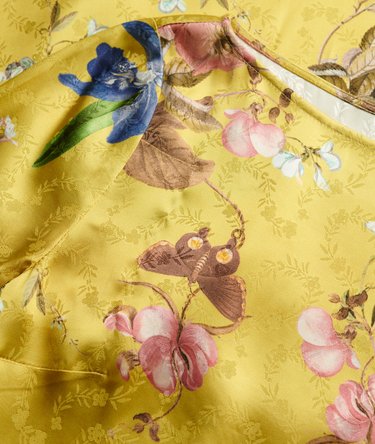 Jacquard Mini-jurk met Uitlopende Mouwen Image 7
