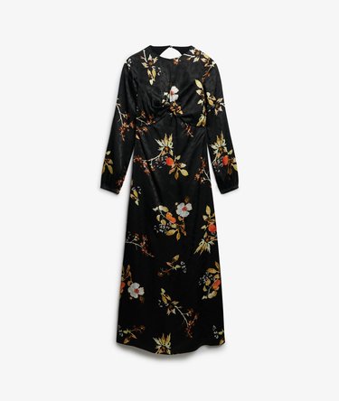 Long Sleeve Jacquard Maxi Dress Image 8