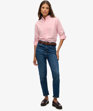 Slim Oxford Button Down Long Sleeve Shirt Image 3