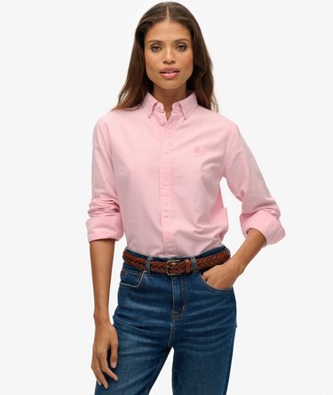 Slim Oxford Button Down Long Sleeve Shirt Image 1