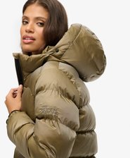Hooded Luxe Sports Puffer Jacket