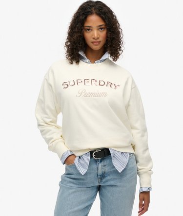 Lockeres Premium Design Sweatshirt mit Rundhalsausschnitt Image 1